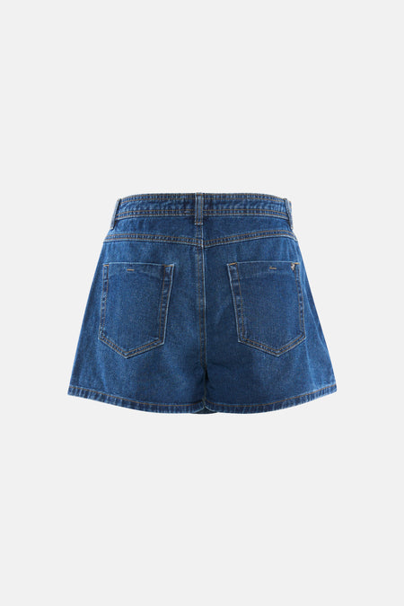 Skort - dark blue denim