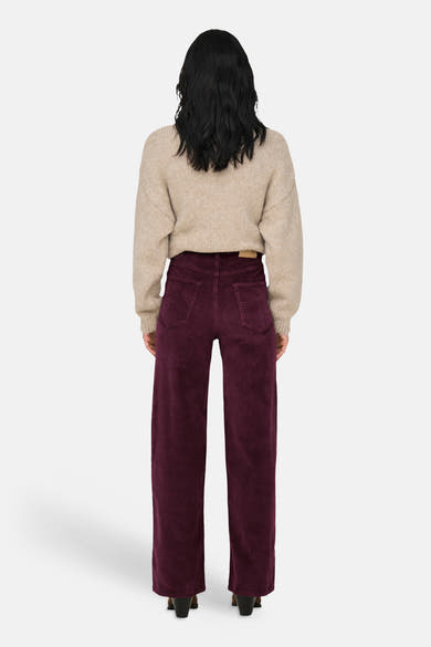 Dames sb seizoensbroek 5pocket bordeaux - ONLY®