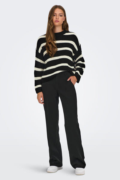 Pull col rond Noir - JDY