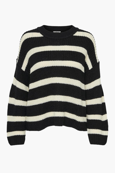 Pull col rond Noir - JDY