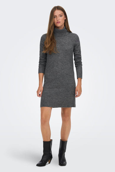 JDYELANORA L/S COWLNECK DRESS KNT NOOS