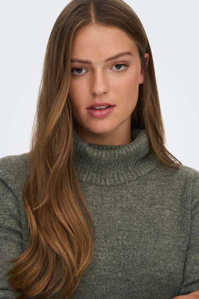 JDYELANORA L/S COWLNECK DRESS KNT NOOS