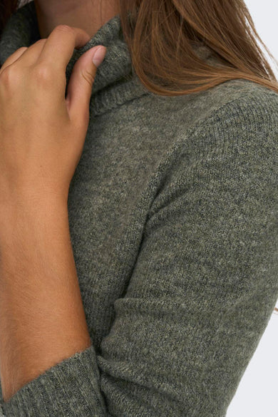 JDYELANORA L/S COWLNECK DRESS KNT NOOS