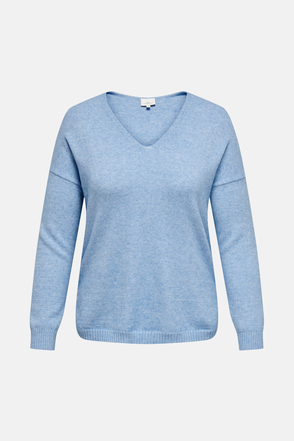 Pull col V Bleu - CARMAKOMA