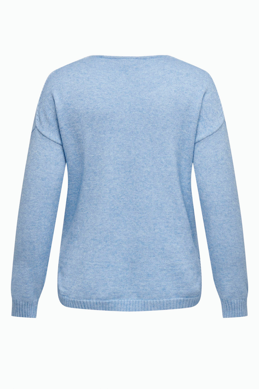 Pull col V Bleu - CARMAKOMA