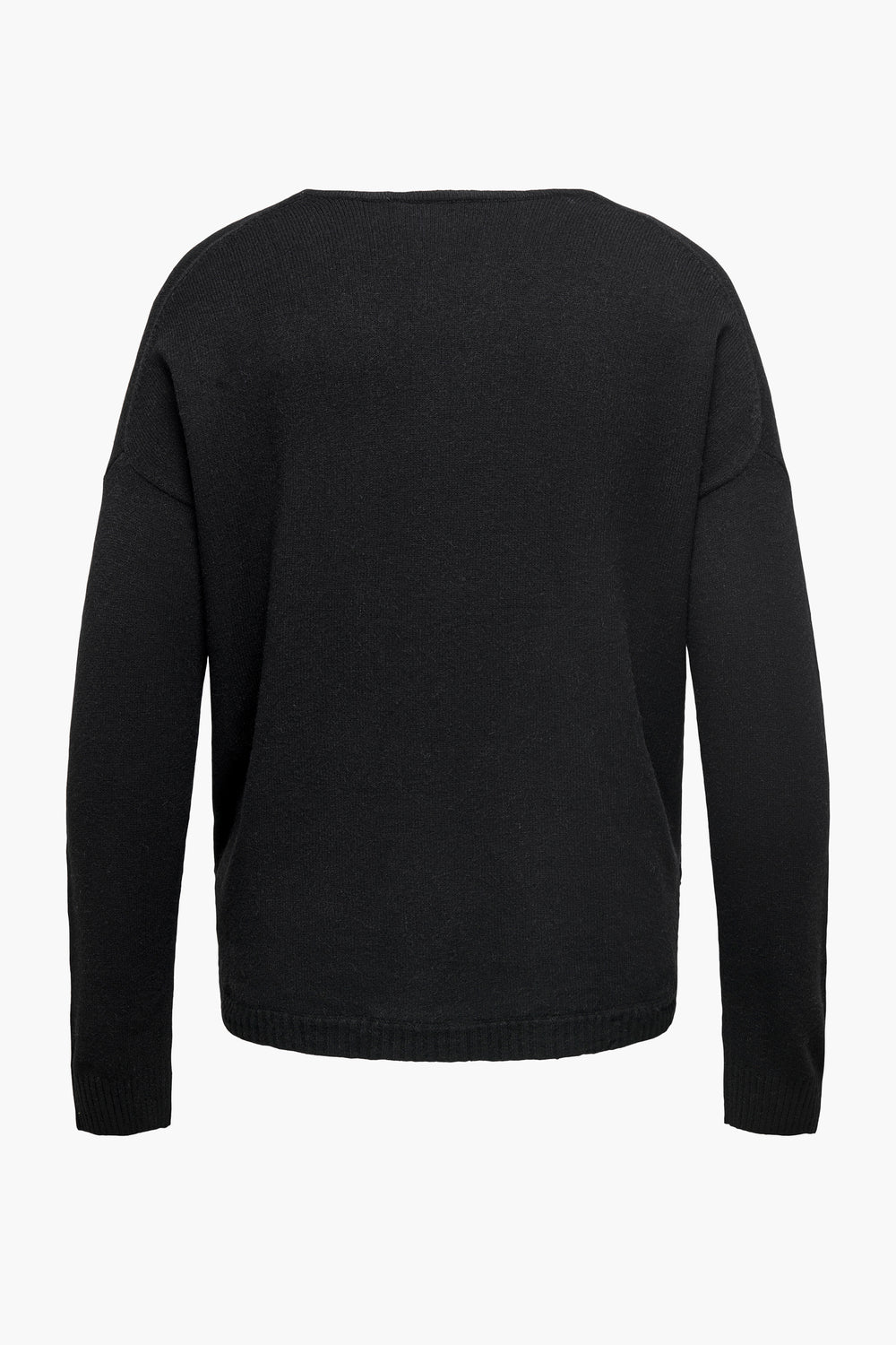 Pull col V Noir - CARMAKOMA