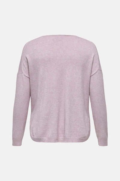 Pull col V Rose - CARMAKOMA