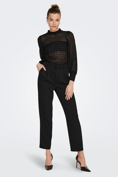 Blouse à manches longues - noir