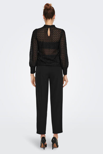 Blouse met lange mouwen - zwart