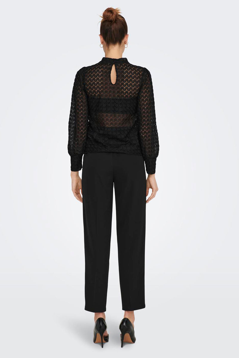 Blouse met lange mouwen - zwart