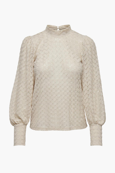 JDYAVERY L/S LACE TOP JRS NOOS