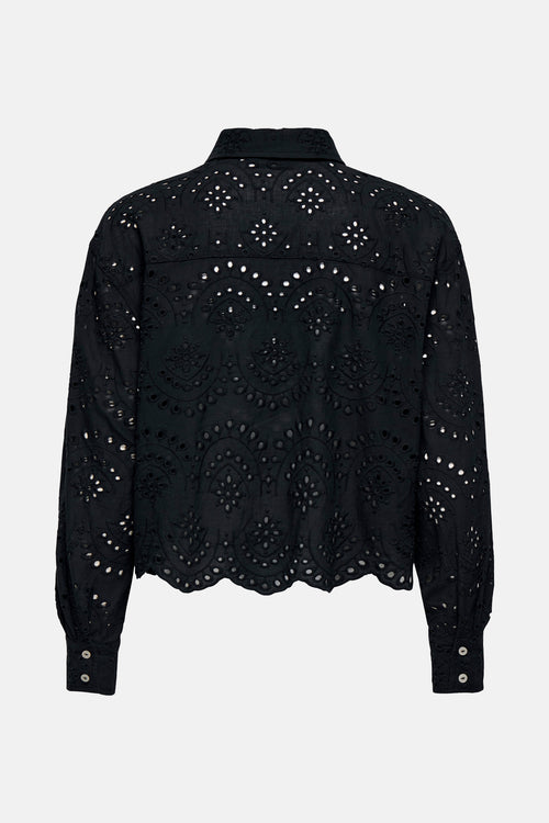 Hemd met lange mouwen - Zwart