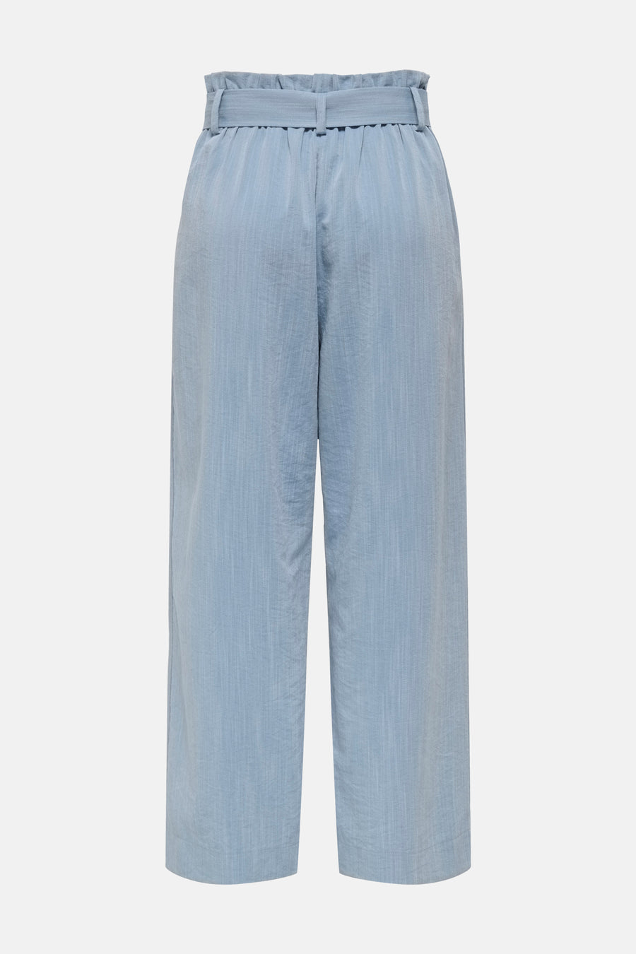 7/8 chino blauw van ONLY®, met bijpassende tailleband en een subtiele textuur.