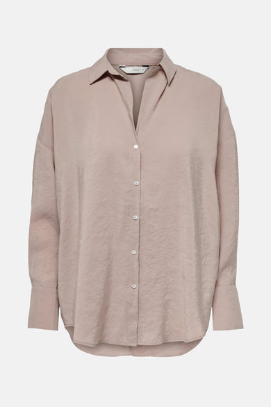 Hemd met lange mouwen - beige