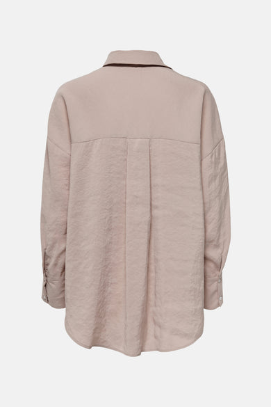 Hemd met lange mouwen - beige