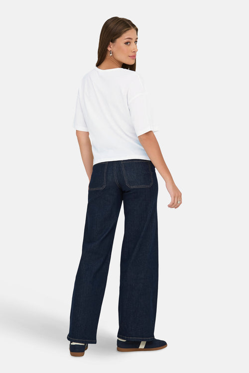 JDYCALLY LIFE S/S EMB TOP JRS