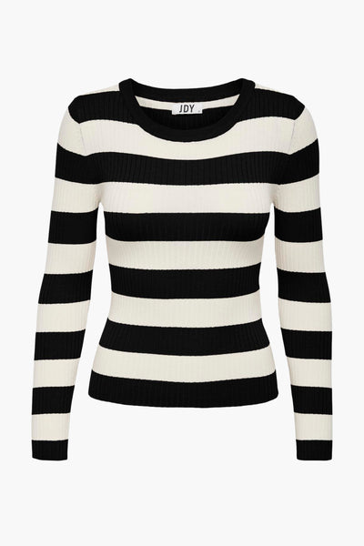 Pull col rond Noir - JDY