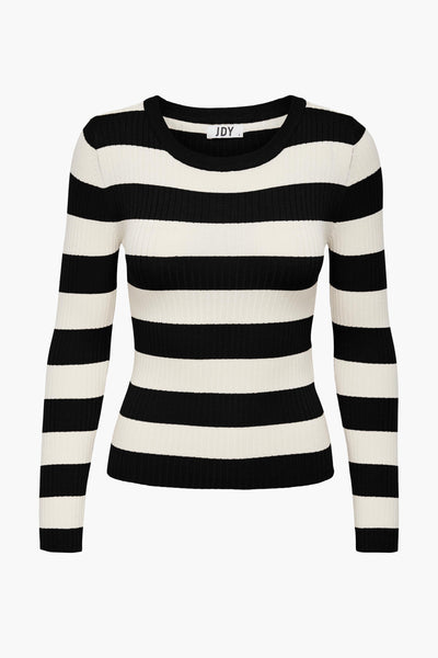 Pull col rond Noir - JDY