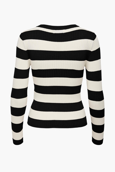Pull col rond Noir - JDY
