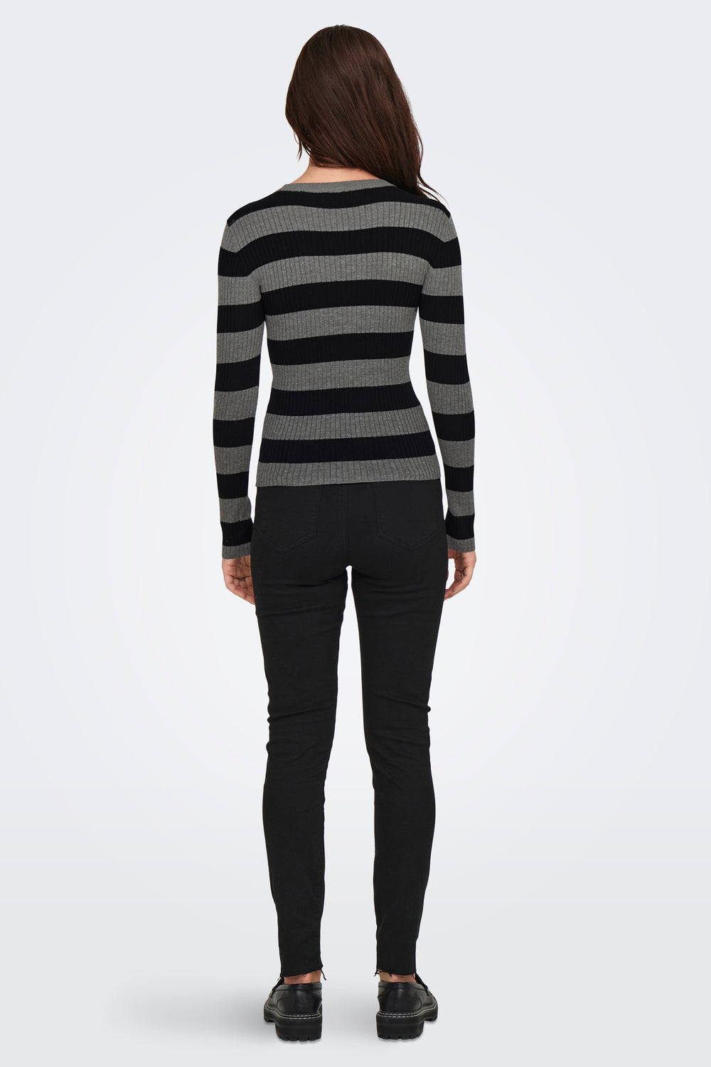 Pull col rond Gris - JDY