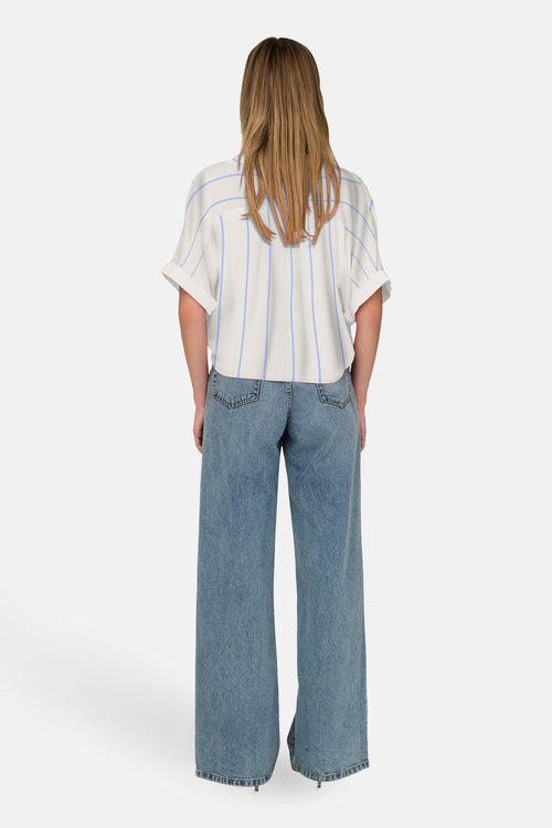Chemise à manches courtes - blanc