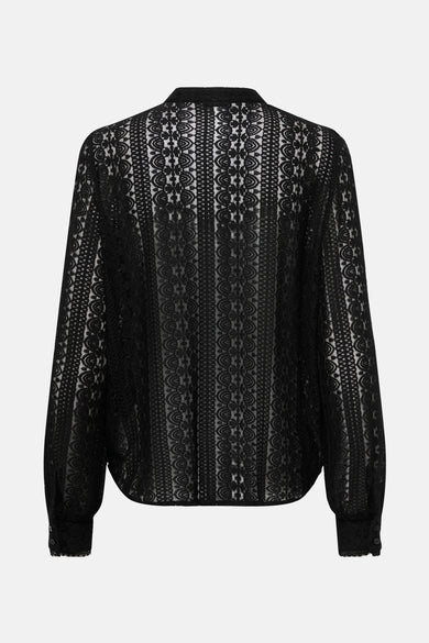 Blouse met lange mouwen - zwart