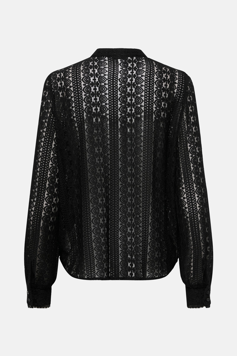 Blouse met lange mouwen - zwart