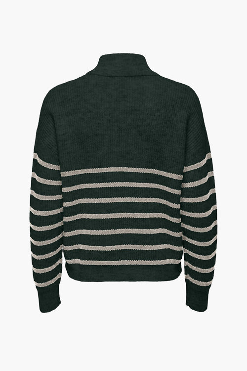 Pull col montant Vert - ONLY®