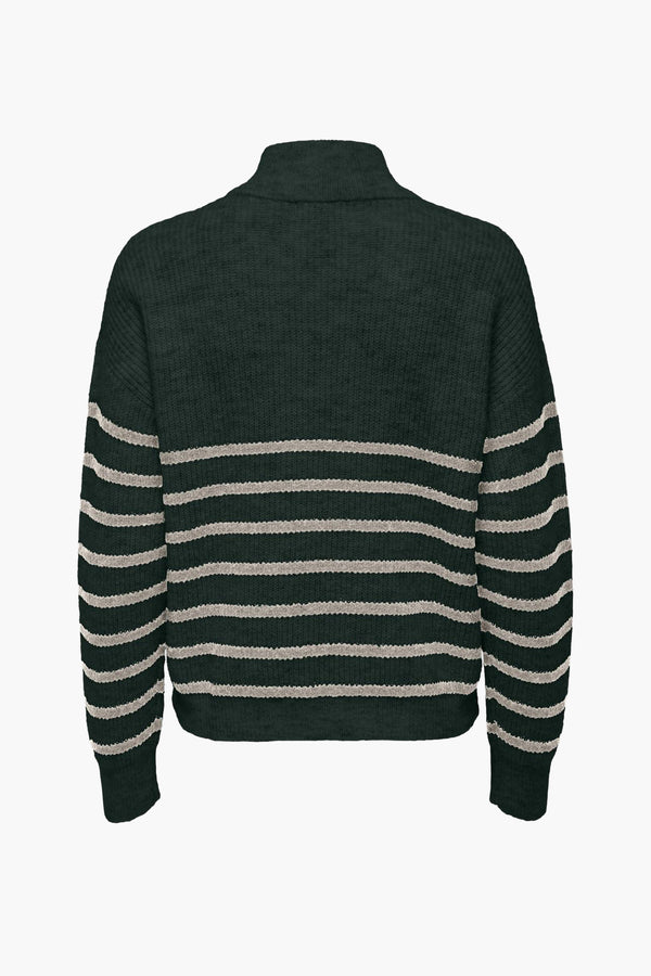 Pull col montant Vert - ONLY®