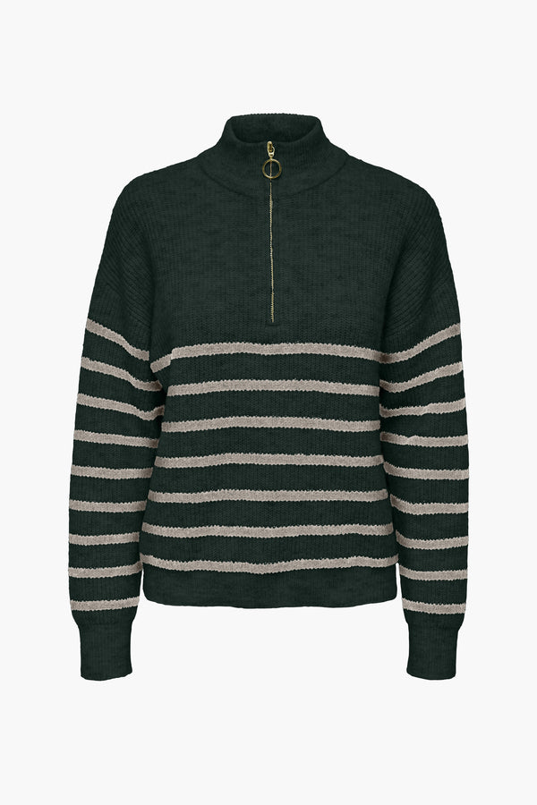 Pull col montant Vert - ONLY®