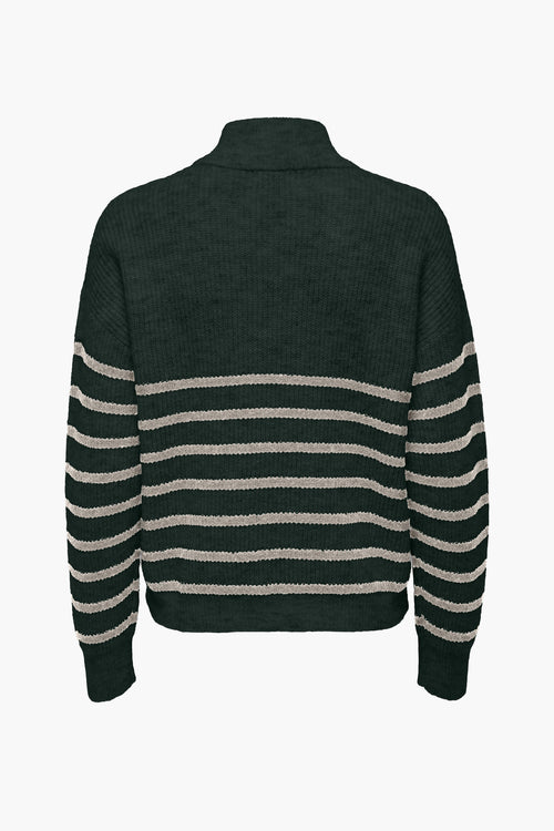 Pull col montant Vert - ONLY®