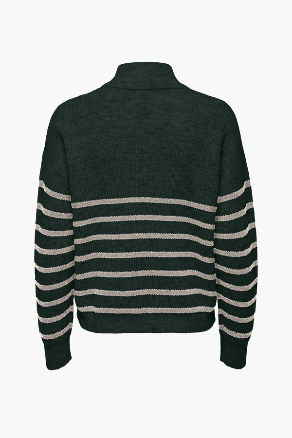 Pull col montant Vert - ONLY®