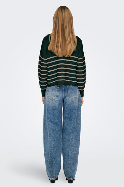 Pull col montant Vert - ONLY®