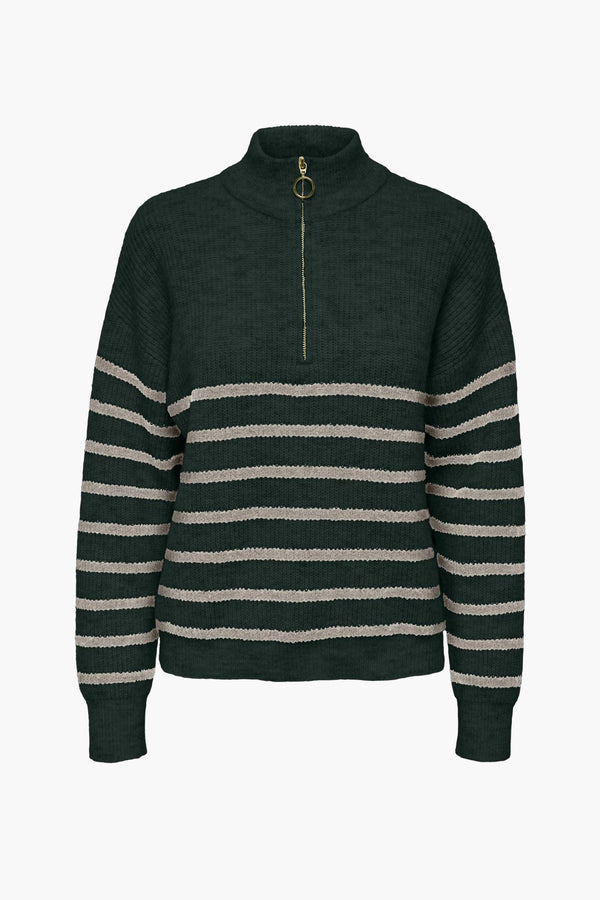 Pull col montant Vert - ONLY®