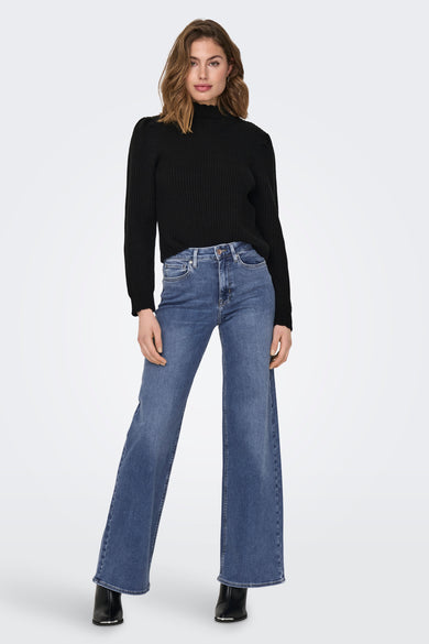 MADISON BLUSH - mid blue denim