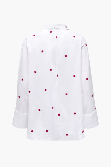 ONLNEW LINA GRACE LS EMB SHIRT NOOS WVN