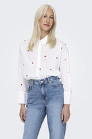 ONLNEW LINA GRACE LS EMB SHIRT NOOS WVN