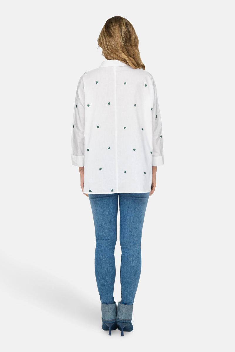 Hemd met lange mouwen - wit