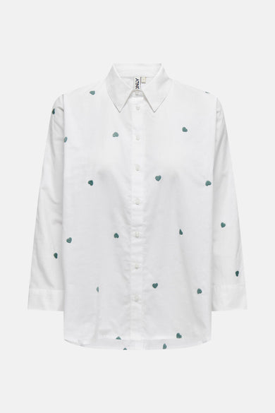 Hemd met lange mouwen - wit