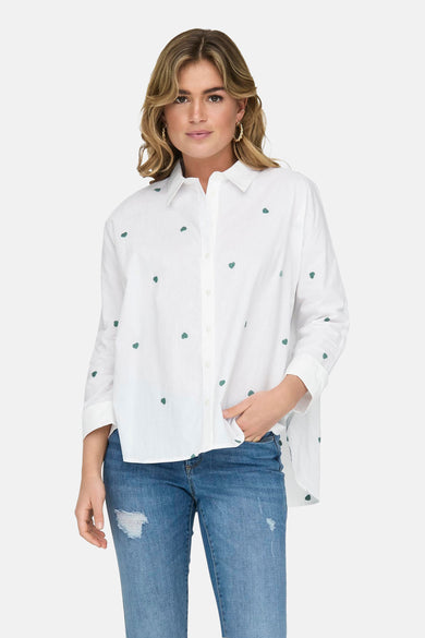 Hemd met lange mouwen - wit