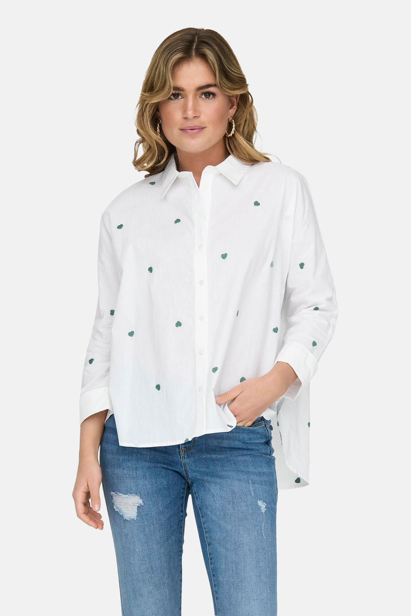 Hemd met lange mouwen - wit