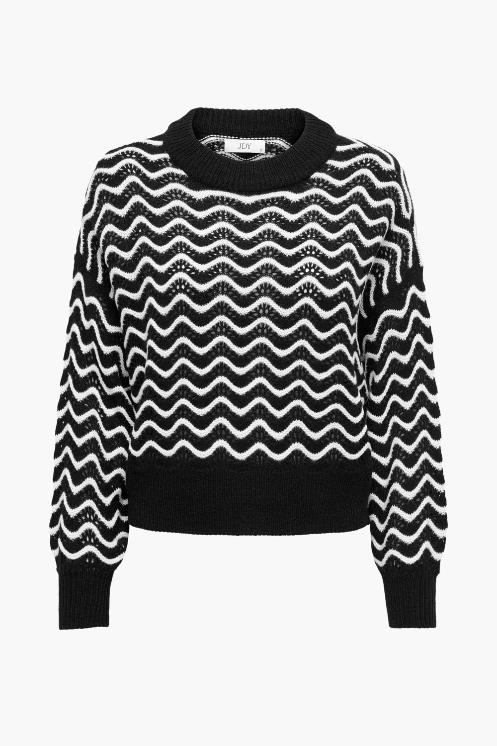 Pull col rond Noir - JDY