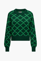 Pull col rond Vert - JDY