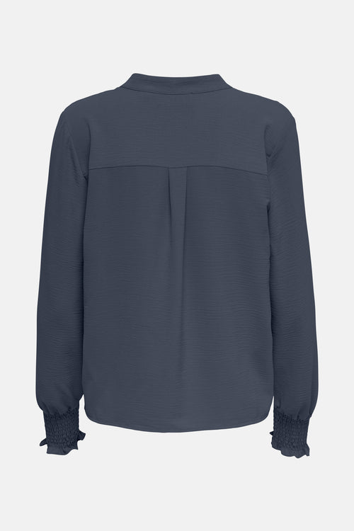 ONLMETTE V-NECK LS SMOCK TOP NOOS WVN
