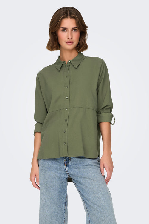 Chemise &agrave; manches longues - vert