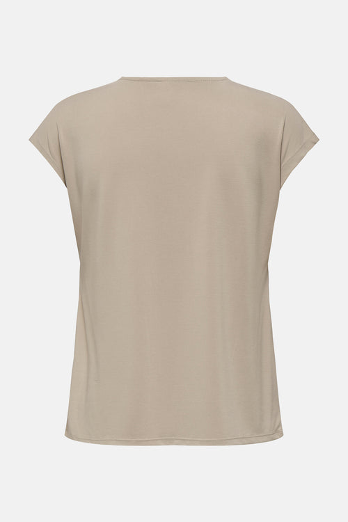 ONLFREE LIFE S/S MODAL STITCH TOP JRS