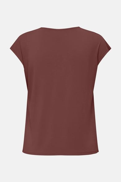 ONLFREE LIFE S/S MODAL STITCH TOP JRS