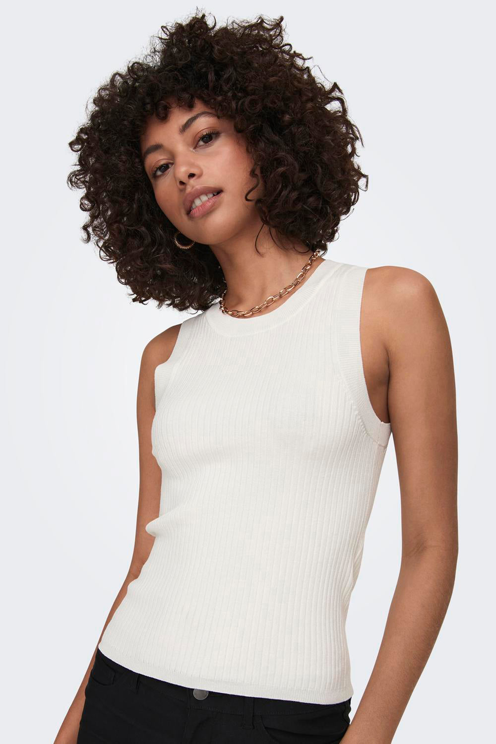 Top (sans manches) Blanc - JDY