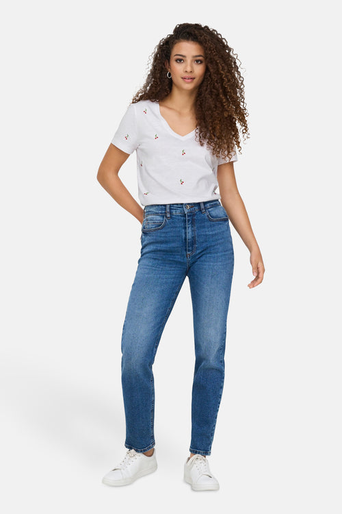 ONLKETTY LIFE S/S V-NECK TOP BOX JRS