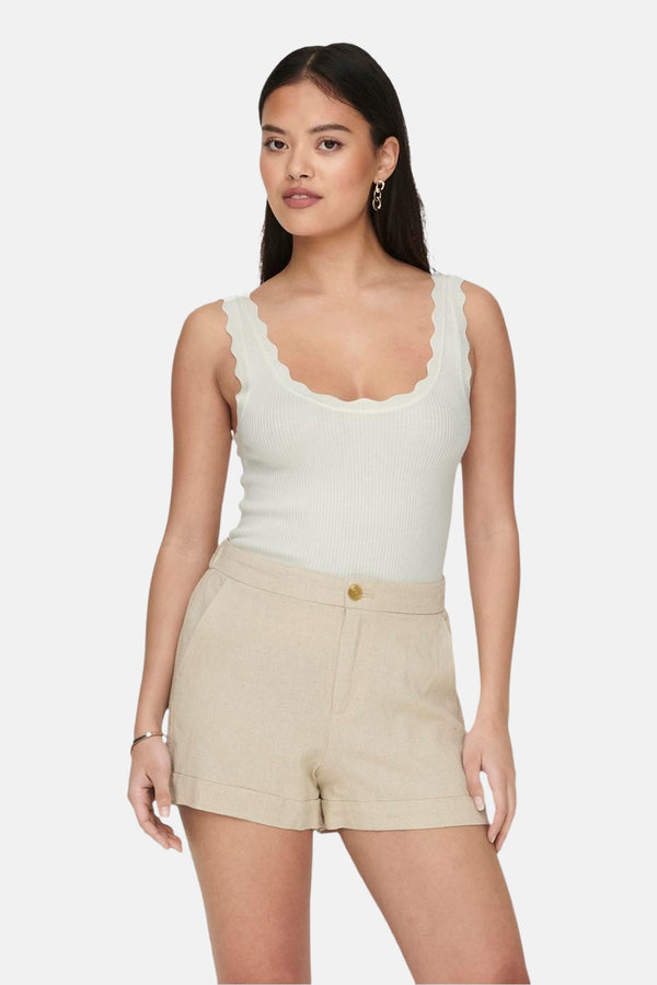 Top (sans manches) Blanc - JDY